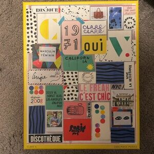 ❤️ CLARE V. VIVIER 1000 PIECE JIGSAW PUZZLE MERCI BEAUCOUP BAG